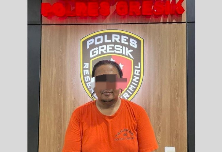 Polres Gresik Berhasil Amankan Admin Grup FB Cinta Sedarah di Denpasar Bali